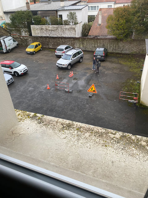 Nettoyage de l’aire de stationnement